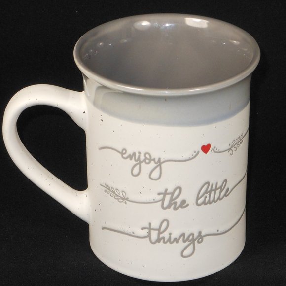 Large Coffee Mug. La Rochelle "enjoy the little things" - Picture 3 of 5